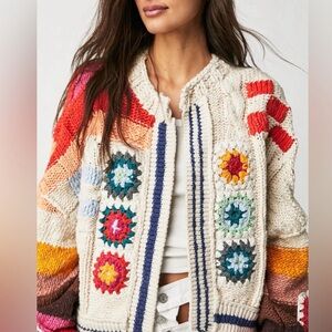 Free People Clear Skies Patchwork Cardigan • CURRENT • $328 on Free People Site